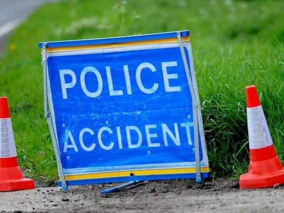 Road closed in Halifax after a car crash