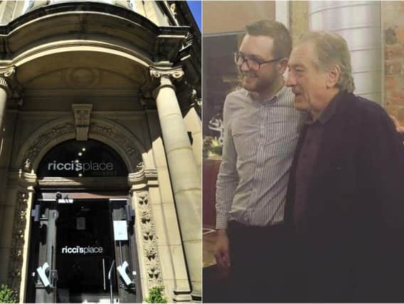 Hollywood superstar Robert De Niro dines at Ricci's Place in Halifax