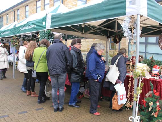 The Markets service will also be providing stalls and helping with the set up of the festive market in Ripponden
