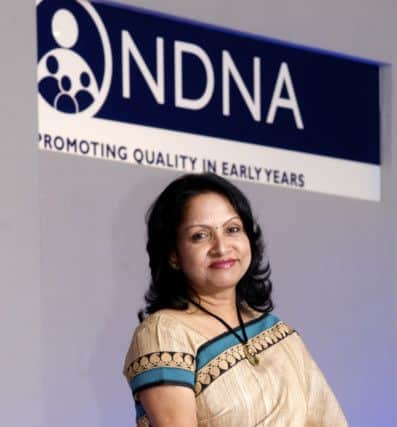Purnima Tanuku OBE, Chief Executive of National Day Nurseries Association a national childcare charity based in Huddersfield.