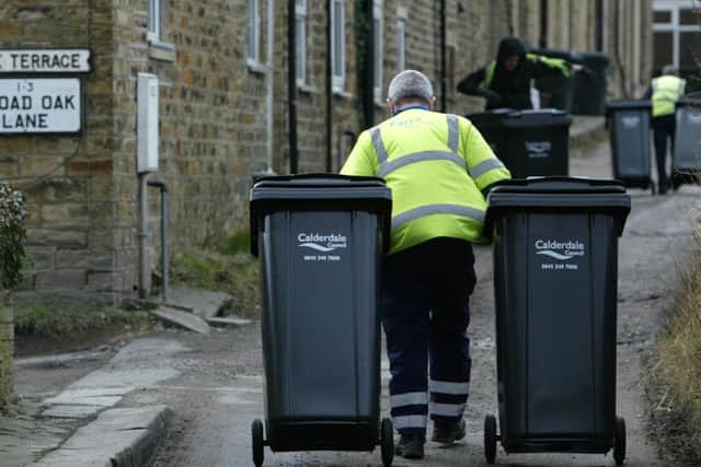 The bin collection strike in Calderdale has been cancelled