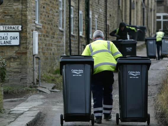 The bin collection strike in Calderdale has been cancelled