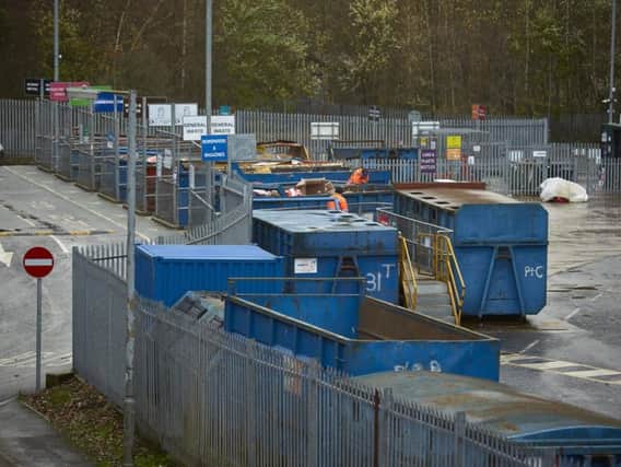 New charges have come into for at Calderdale's waste centres