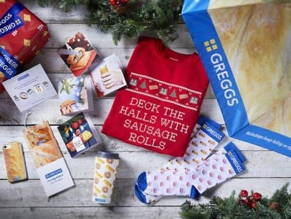 Christmas gift ideas from Greggs