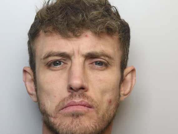 David Marshall and an accomplice launched an attack on a man who had come to visit the woman's Brighouse home in January.