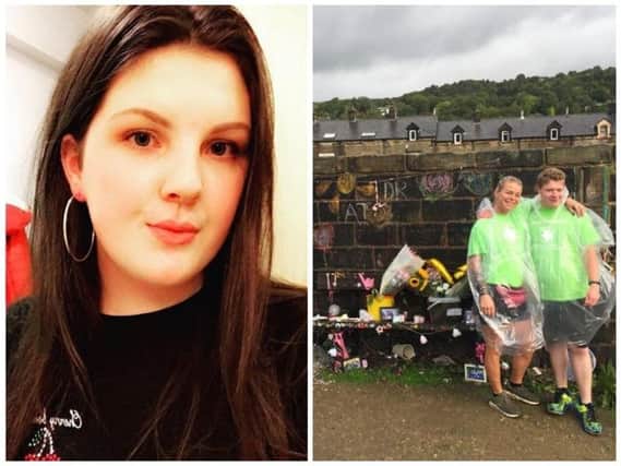 Two friends from Todmorden have teamed-up to do a sponsored run in memory of Lucy Atherton