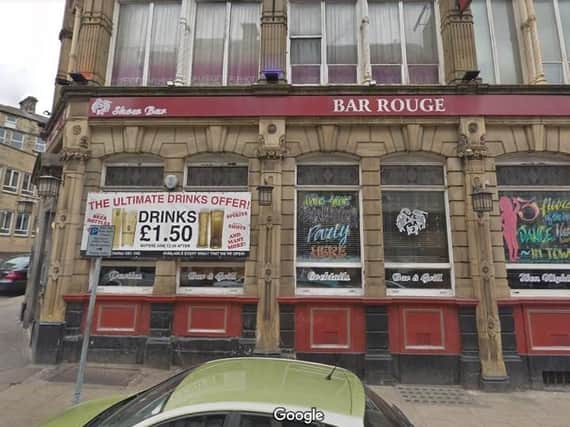 The assault happened outside Bar Rouge in Halifax on Sunday morning. Photo: Google.