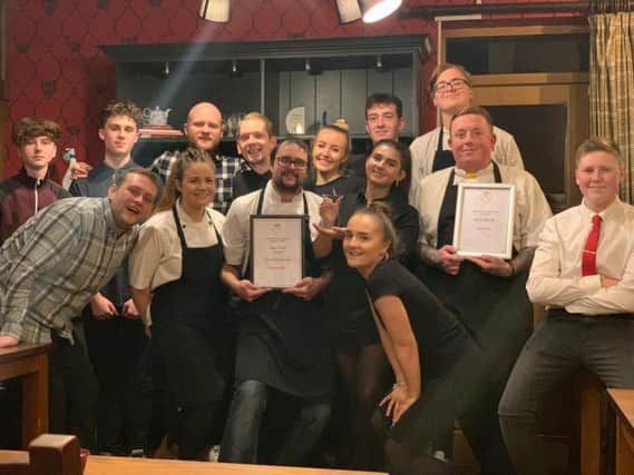 The Winterburn in Warley was given the award for 'Best Pub Food'
