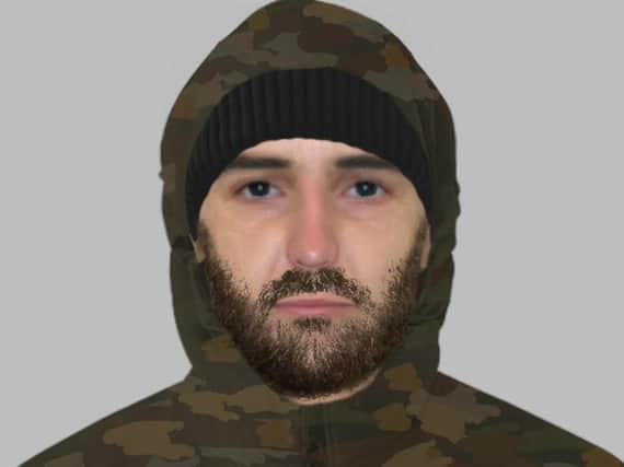 Do you recognise this man? He is wanted in connection with an attempted burglary in Rastrick