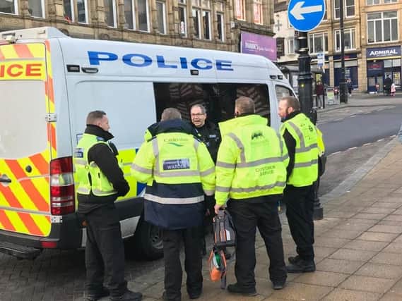 Extra police patrols will be in Halifax and other town centres over the festive period (picture WYP)