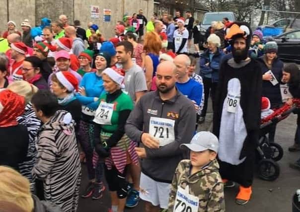Stainland Lions fun run. Boxing Day 2018