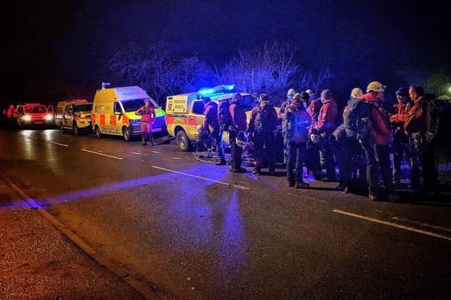 Calder Valley Search and Rescue team on the callout to find the missing Leeds pensioner.  (Picture CVSRT)
