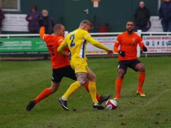 Aaron Martin and Zeph Thomas were kept quiet by Ossett United.