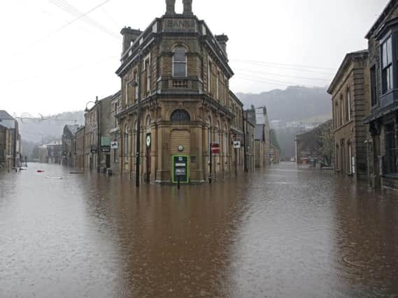 Hebden Bridge is a steep and fast reacting water catchment