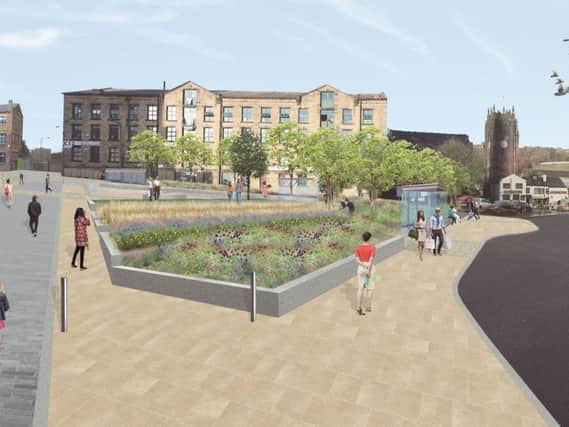 The Piece Gardens in Halifax and how it will look in the future
