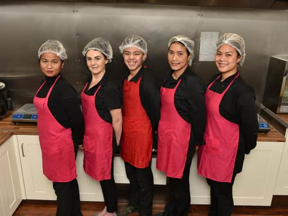 Staff at SukanThai Food, Elland