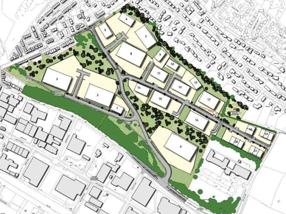 Aerial designs of how the Clifton Business park could look (Picture by Pegasus Designs)