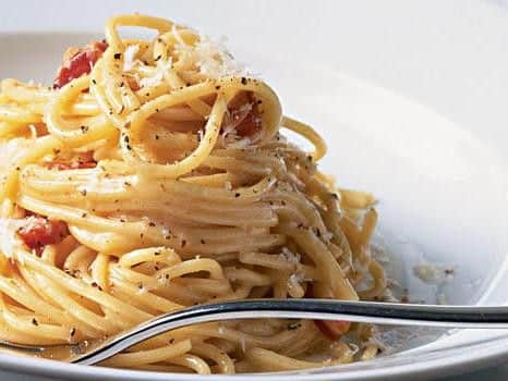 Another rich and creamy dish that Good Food users couldnt get enough of on Valentines Day is carbonara. Perfect for people who want something speedy as it only takes about half an hour to cook from start to finish.