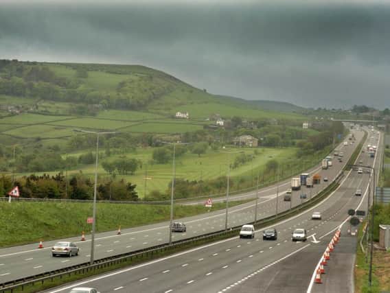 The M62 at Outlane