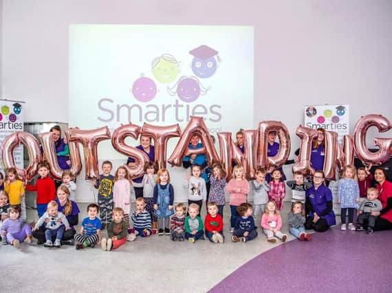 Smarties Nursery in Rastrick has been rated outstanding by Ofsted
