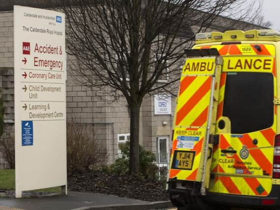 Accident and Emergency Department at Calderdale Royal hospital