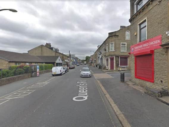 Queen's Road in Halifax where the collision happened earlier today. Picture: Google.