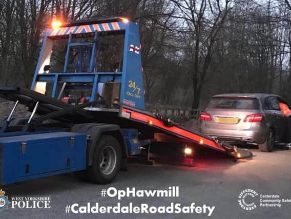 Operation Hawmill was deployed in Queens Road, Halifax (Picture WYP)