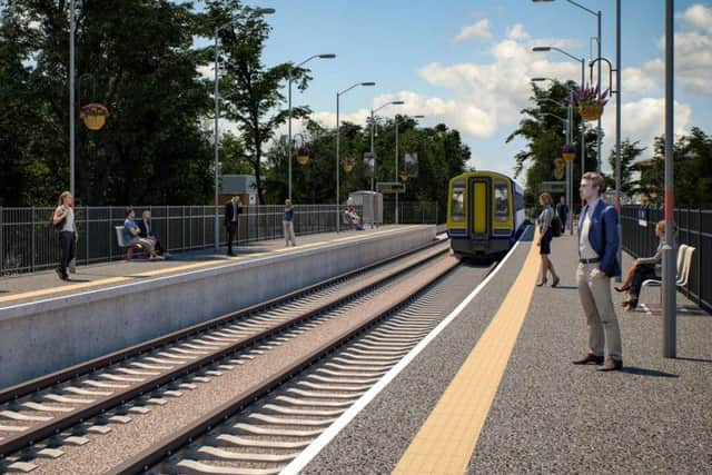 Artist impression of the new 20m Elland railway station