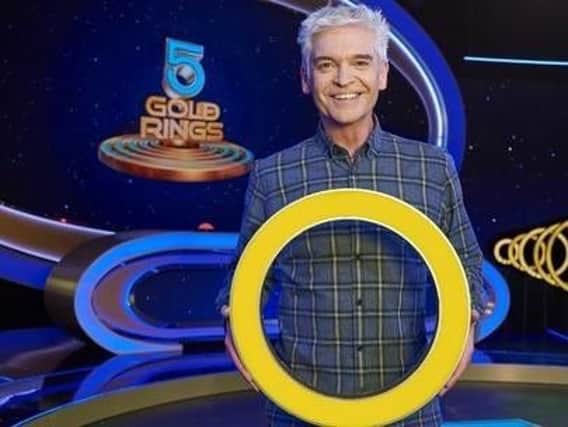 5 Gold Rings is hosted by Phillip Schofield. Picture: ITV