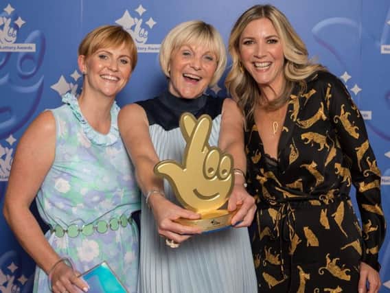 Family Run Something To Look Forward To celebrating success at last years National Lottery Awards