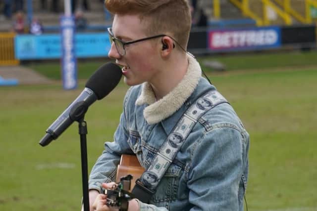 Callum Butterworth The Voice contestant and Music Technology student at Calderdale College