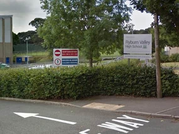 The attack took place outside Ryburn Valley High School, Sowerby Bridge