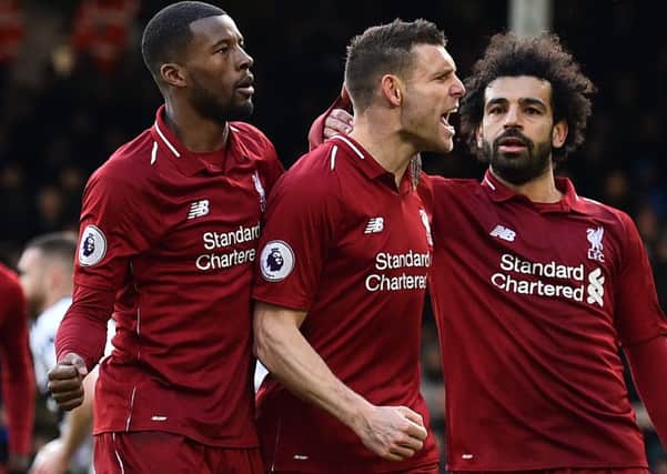 Liverpool have been in fantastic form this season, and have only conceded nine home goals in the league. Photo: GLYN KIRK/AFP/Getty Images.