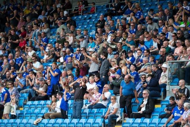 FC Halifax Town fans at The Shay