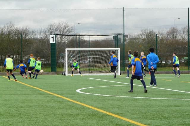 Kettlethorpe High School's floodlit 3G pitches in Wakefield are used by the school for games and various other clubs for training.