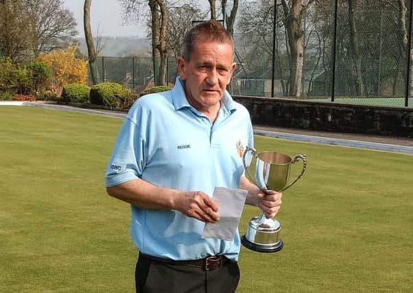Mark Regan after his win in the Halifax Association's Champion of Champion competition.