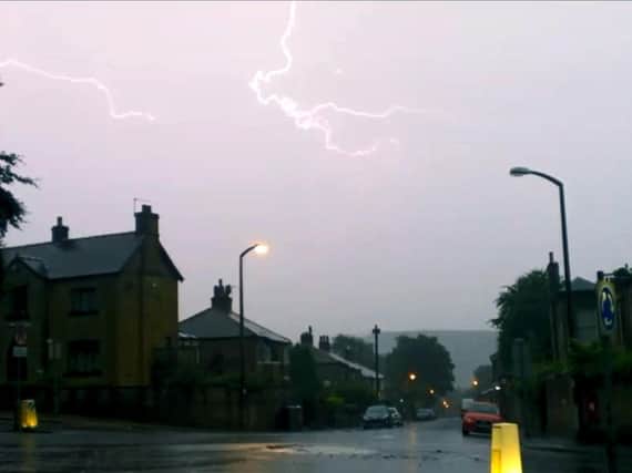 Thunderstorms could hit Calderdale from lunchtime