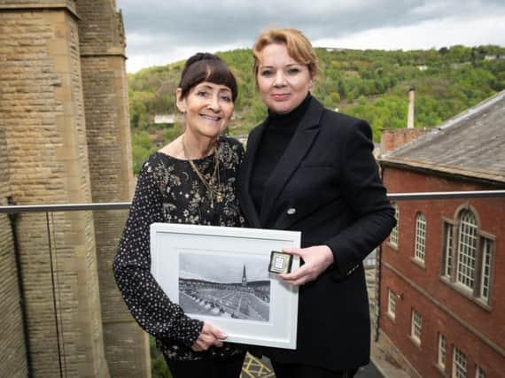Heather Bates (left) is the Piece Hall's first People's Patron.