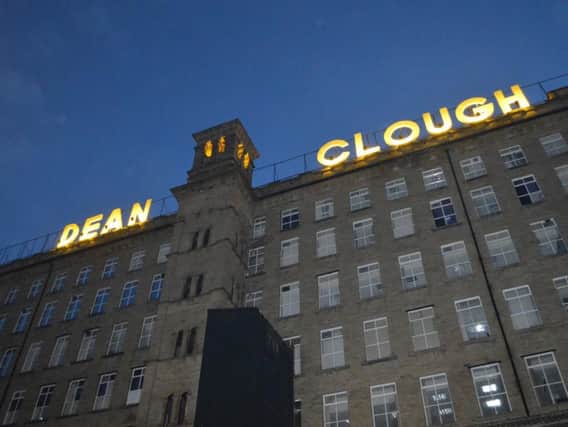 Halifax's iconic Dean Clough sign will be lit yellow ahead of this weekend's Tour de Yorkshire race.