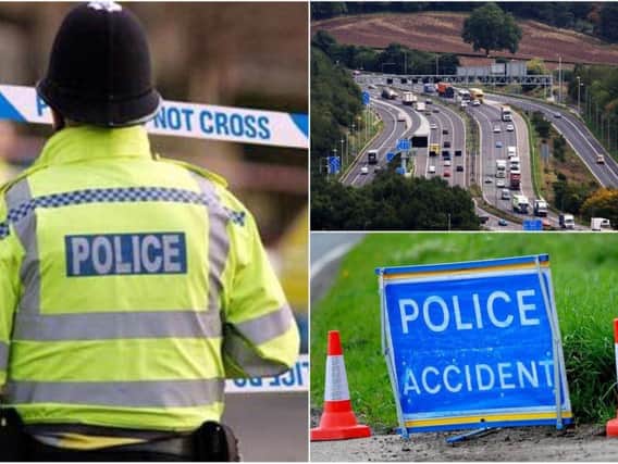 A motorcyclist has died after a crash on the M62