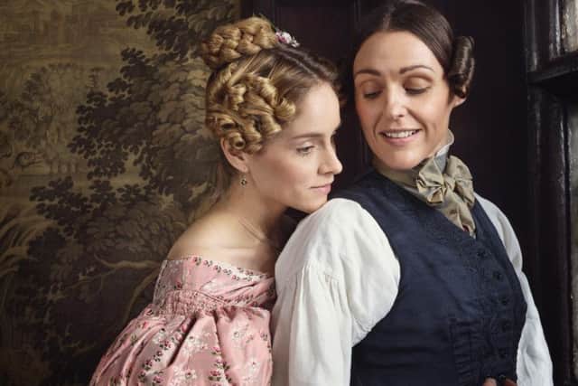 Ann Walker (Sophie Rundle) and Anne Lister (Suranne Jones). Picture: Lookout Point - Photographer: Jay Brooks