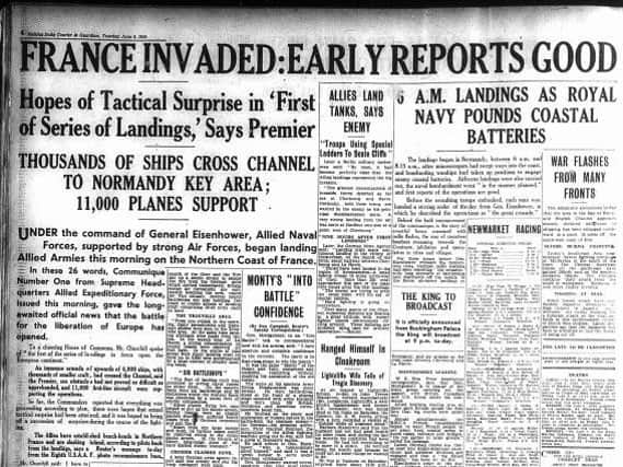The Halifax Evening Courier & Guardian, June 6 1944.