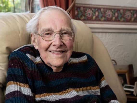 D-Day veteran William Riley, 101 years-old, of Lightcliffe