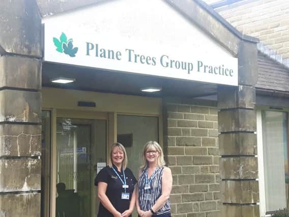 Mandy McCarron, reception supervisor and Tracy Bell, practice manager