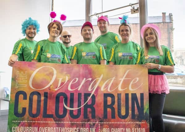 Headline sponsor: Caravan Guard is supporting Overgate Hospices Colour Run.