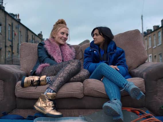 Missy( Poppy Lee Friar), Nas( Amy - Leigh Hickman). Picture: Channel 4