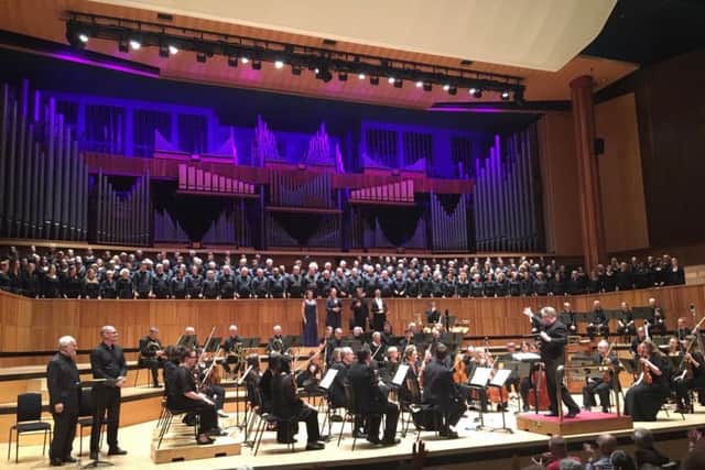 The performance of Beethovens Missa Solemnis at Londons Royal Festival Hall
