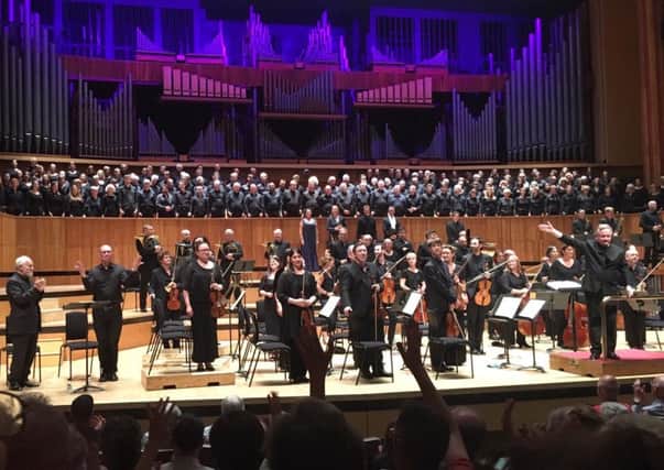 The performance of Beethovens Missa Solemnis at Londons Royal Festival Hall