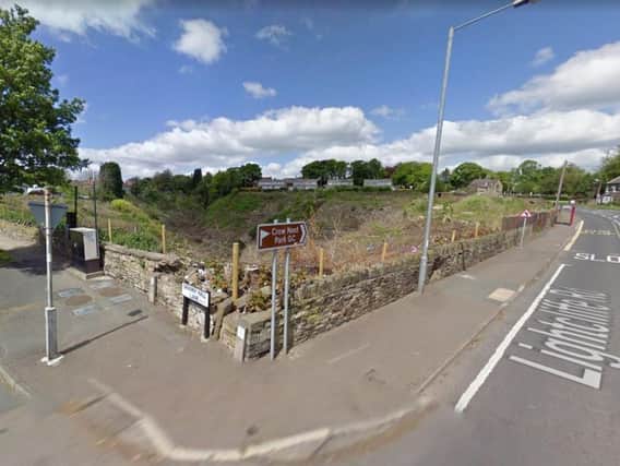 Site of the proposed housing development in Brighouse (Google Street View)