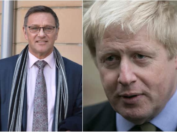 Calder Valley MP Craig Whittaker and new Conservative Party leader Boris Johnson